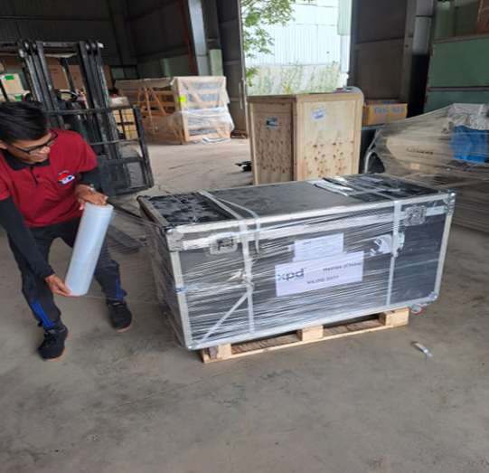 The Fair and Events Cargo xpd global Vietnam team moved to Mu Jia Automation Technology (Shanghai) Company Limited after the VILOG event being correctly and safely packed.