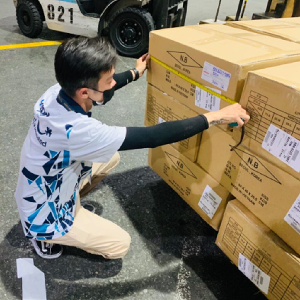 One of xpd global Vietnam talents, working on the details of a shipment. Picture from Anna Nguyen, Managing Director of xpd global in Vietnam.